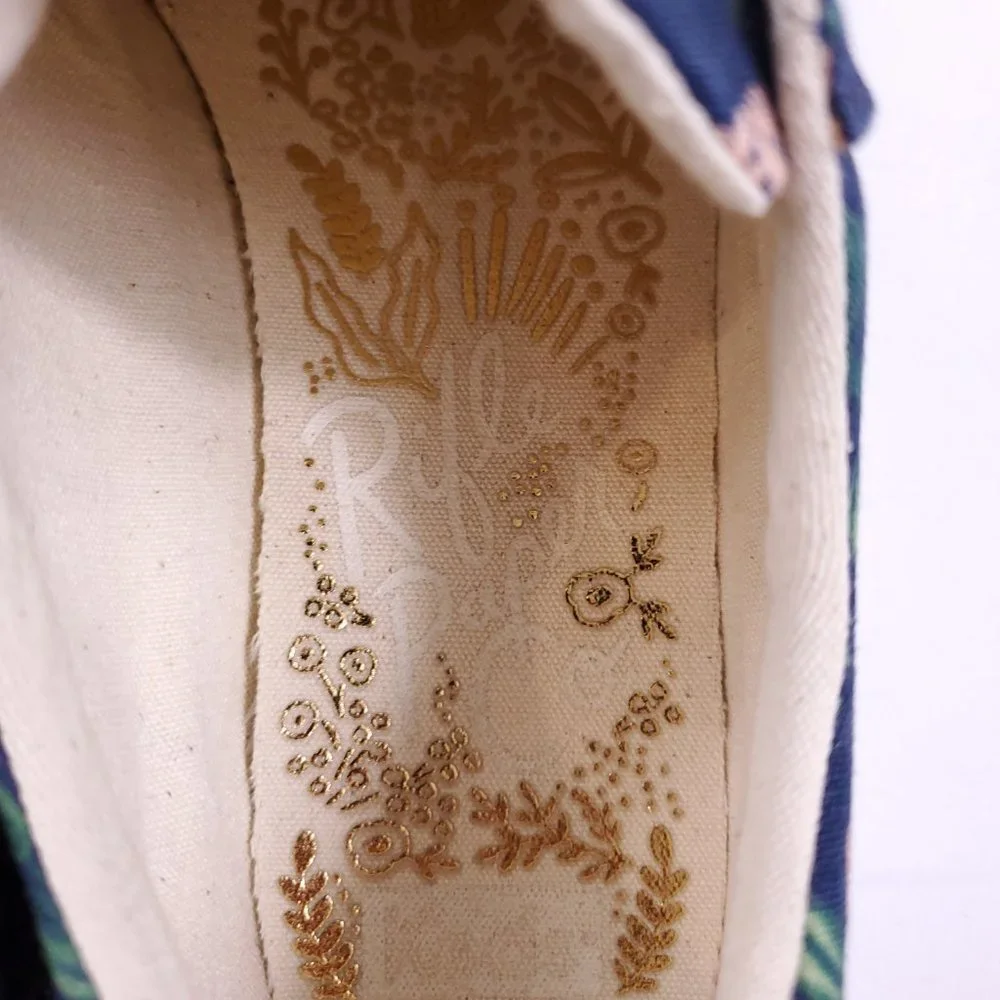 Navy Blue Gold Clover Keds - Picture 3 of 8